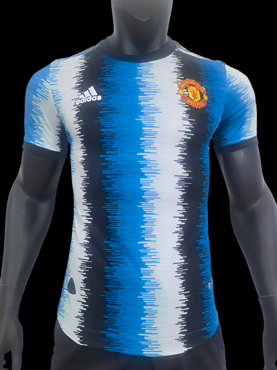 Jersey | Adidas Manchester United blue White training edition 2024-2025