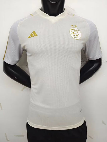 Maillot | Adidas Algérie domicile player version édition 2024 Blanc/Or