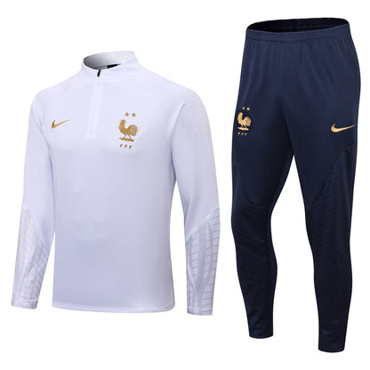 Ensemble | Nike France 2023 Blanc/Bleu foncée