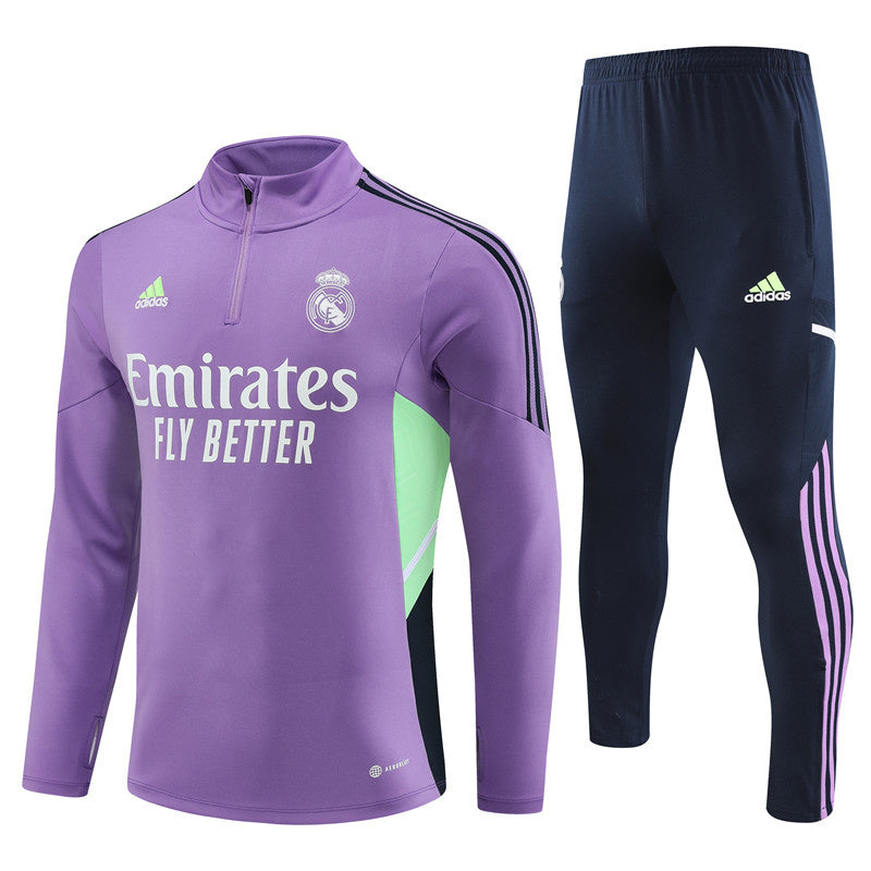 Ensemble | Adidas Real Madrid édition 2022-2023 Bleu/Violet