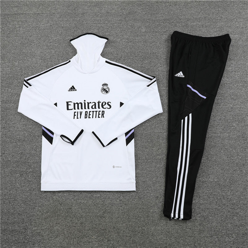 Ensemble | Adidas Real Madrid édition 2022-2023 Blanc/Noir