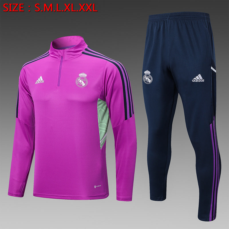 Ensemble | Adidas Real Madrid édition 2022-2023 Bleu/Rose