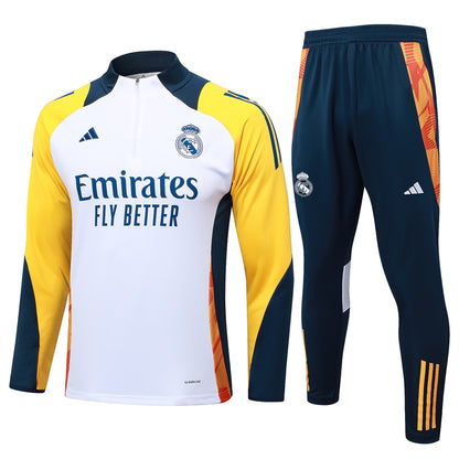 Ensemble | Adidas Real Madrid édition 2024-2025 Orange/Blanc