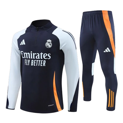 Ensemble | Adidas Real Madrid édition 2024-2025 Orange/Bleu