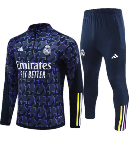 Ensemble | Adidas Real Madrid édition 2023-2024 Bleu/Violet