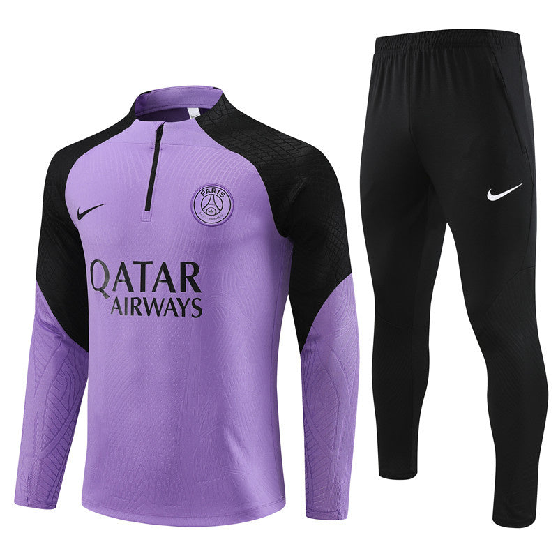 Survêtement Ensemble | Nike Paris (PSG) édition 2023-2024 Violet/Noir