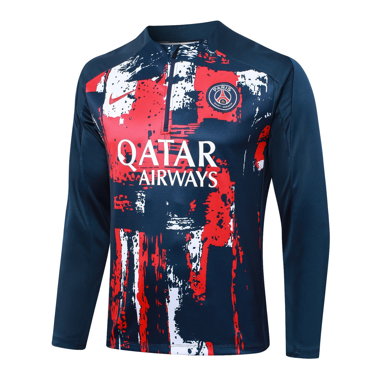 Survêtement Ensemble | Nike Paris (PSG) édition 2024-2025 Bleu/Rouge