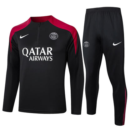 Survêtement Ensemble | Nike Paris (PSG) édition 2023-2024 Noir/Rouge