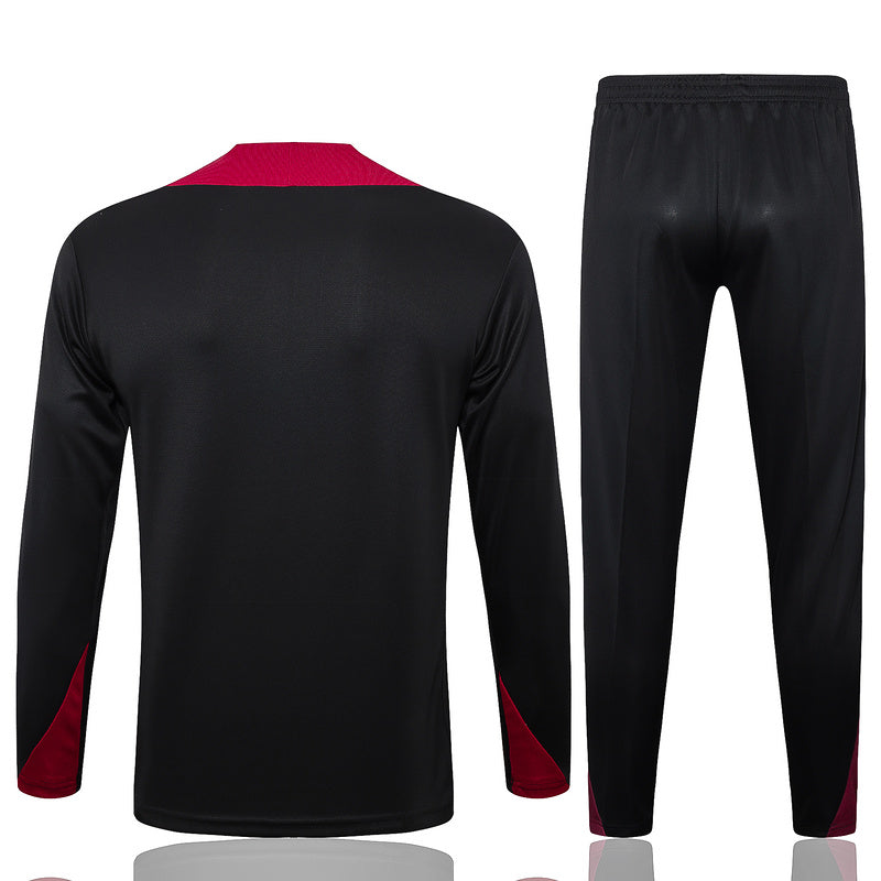 Survêtement Ensemble | Nike Paris (PSG) édition 2023-2024 Noir/Rouge