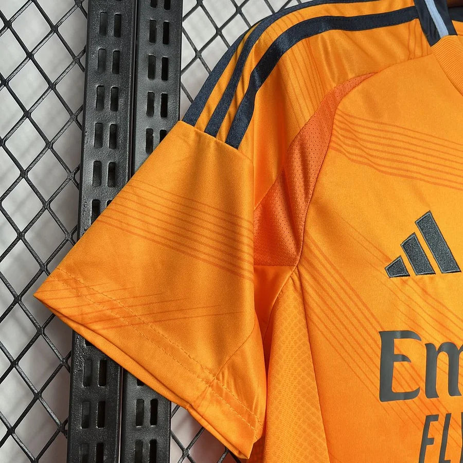 Maillot | Adidas Réal Madrid extérieur orange édition 2024-2025