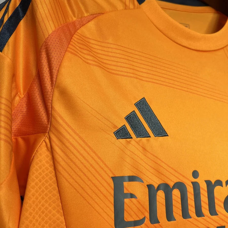 Maillot | Adidas Réal Madrid extérieur orange édition 2024-2025